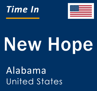 Current local time in New Hope, Alabama, United States