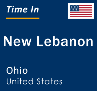 Current local time in New Lebanon, Ohio, United States