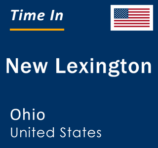 Current local time in New Lexington, Ohio, United States