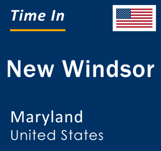 Current local time in New Windsor, Maryland, United States