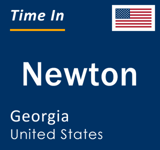 Current local time in Newton, Georgia, United States