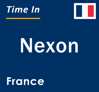 Current local time in Nexon, France