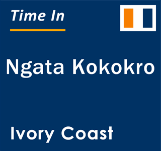 Current local time in Ngata Kokokro, Ivory Coast