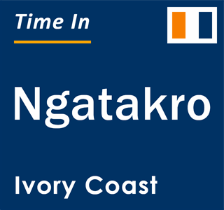 Current local time in Ngatakro, Ivory Coast