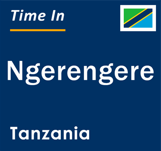 Current local time in Ngerengere, Tanzania