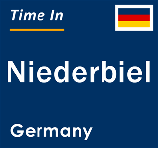 Current local time in Niederbiel, Germany