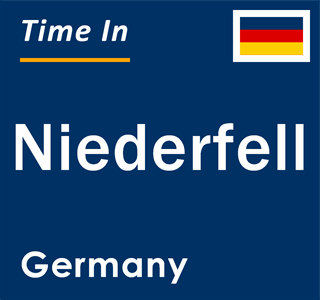 Current local time in Niederfell, Germany