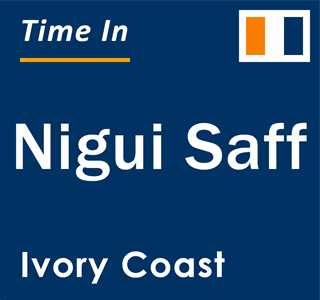 Current local time in Nigui Saff, Ivory Coast