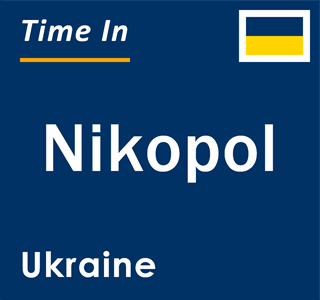 Current local time in Nikopol, Ukraine