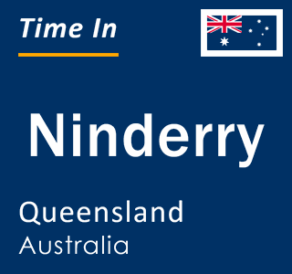 Current local time in Ninderry, Queensland, Australia