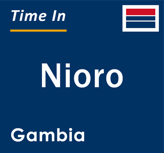 Current local time in Nioro, Gambia