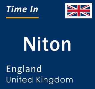 Current local time in Niton, England, United Kingdom