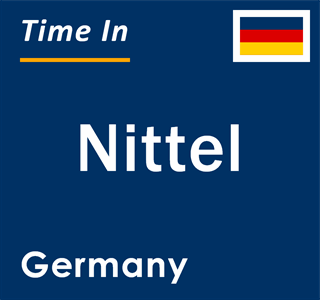 Current local time in Nittel, Germany