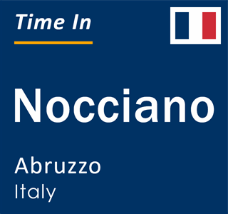 Current local time in Nocciano, Abruzzo, Italy