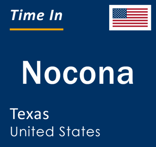 Current local time in Nocona, Texas, United States