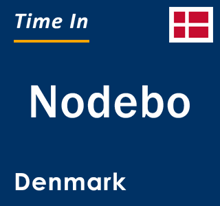 Current local time in Nodebo, Denmark