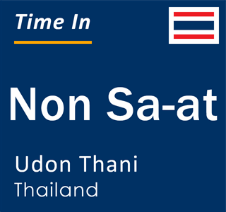 Current local time in Non Sa-at, Udon Thani, Thailand