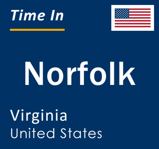 Current local time in Norfolk, Virginia, United States