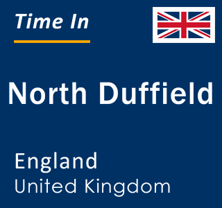 Current local time in North Duffield, England, United Kingdom