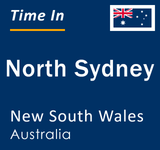 Current local time in North Sydney, New South Wales, Australia