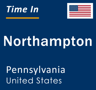 Current local time in Northampton, Pennsylvania, United States