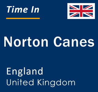 Current local time in Norton Canes, England, United Kingdom