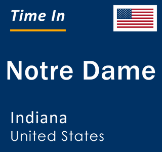 Current local time in Notre Dame, Indiana, United States