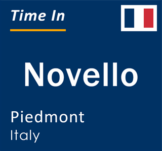 Current local time in Novello, Piedmont, Italy