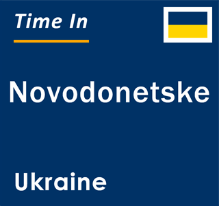 Current local time in Novodonetske, Ukraine