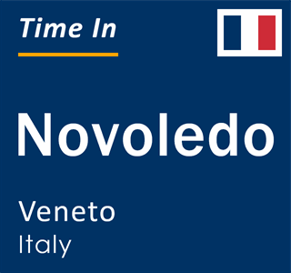 Current local time in Novoledo, Veneto, Italy