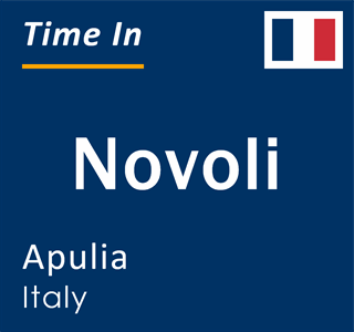 Current local time in Novoli, Apulia, Italy