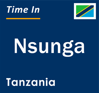 Current local time in Nsunga, Tanzania