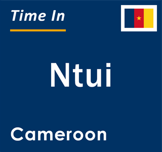 Current local time in Ntui, Cameroon