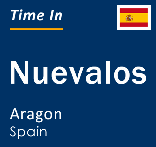 Current local time in Nuevalos, Aragon, Spain