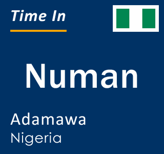 Current local time in Numan, Adamawa, Nigeria