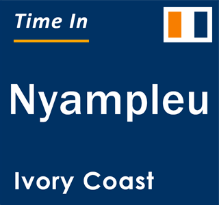 Current local time in Nyampleu, Ivory Coast