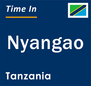 Current local time in Nyangao, Tanzania