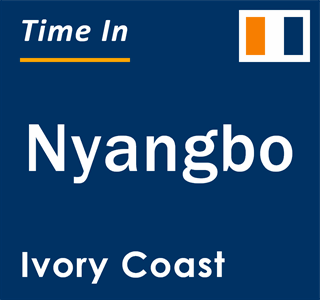 Current local time in Nyangbo, Ivory Coast