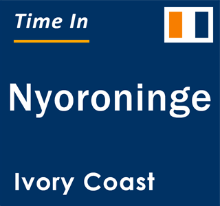 Current local time in Nyoroninge, Ivory Coast