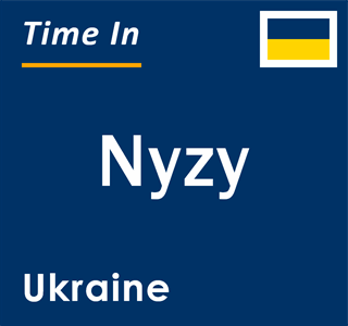 Current local time in Nyzy, Ukraine