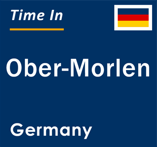 Current local time in Ober-Morlen, Germany