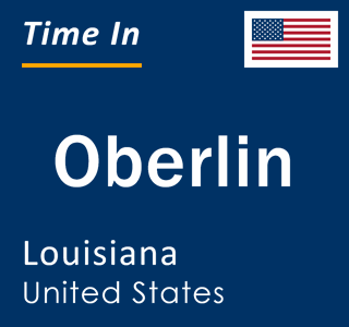 Current local time in Oberlin, Louisiana, United States