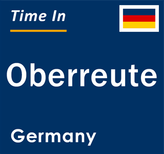 Current local time in Oberreute, Germany