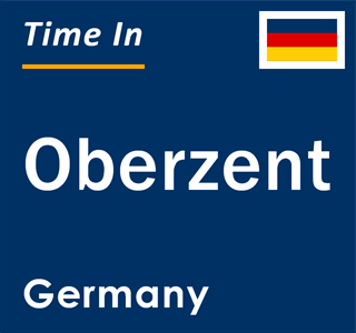 Current local time in Oberzent, Germany