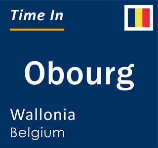 Current local time in Obourg, Wallonia, Belgium