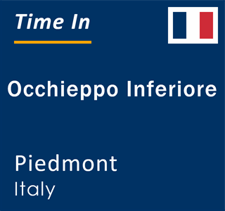 Current local time in Occhieppo Inferiore, Piedmont, Italy