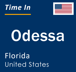 Current local time in Odessa, Florida, United States