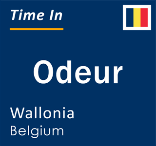 Current local time in Odeur, Wallonia, Belgium