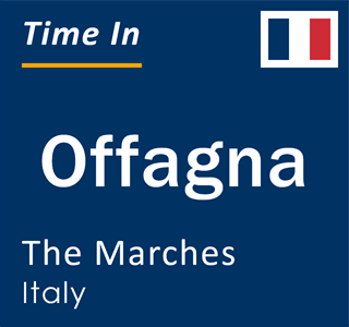 Current local time in Offagna, The Marches, Italy