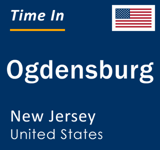 Current local time in Ogdensburg, New Jersey, United States